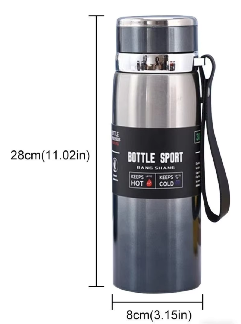 1L Thermal Water Bottle Keep Cold and Hot Water Bottle Thermos for Water Tea Coffee Vacuum Flasks Stainless Steel Thermos Bottle - Image 2