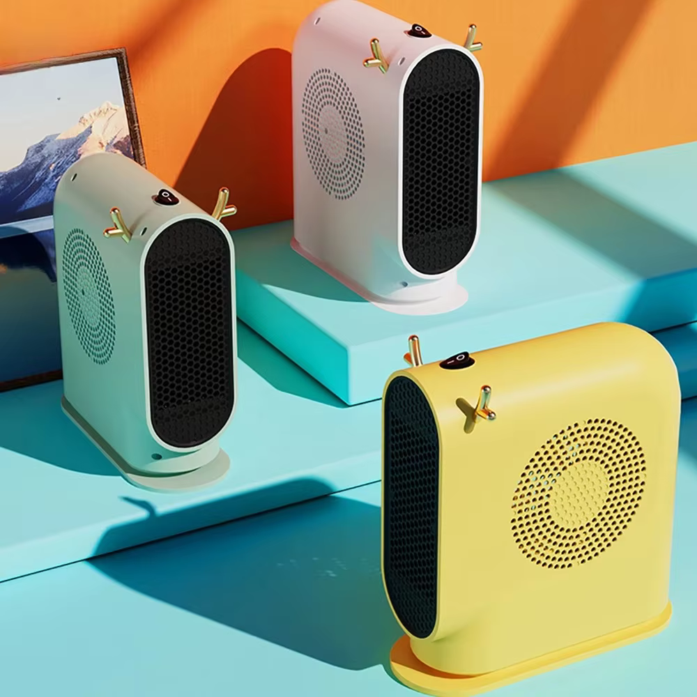 Desktop Electric Heater 500W Portable Home Electric Heater Intelligent Thermostat Fan Winter Electric Heater Heating Tools - Image 3