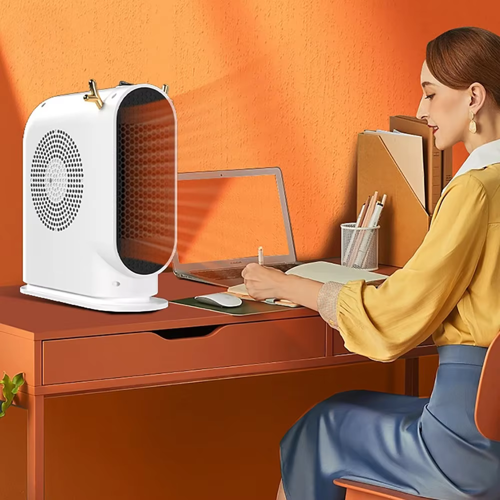 Desktop Electric Heater 500W Portable Home Electric Heater Intelligent Thermostat Fan Winter Electric Heater Heating Tools - Image 6